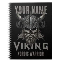 Personlig NAMN Viking Warrior Heritage Anteckningsbok