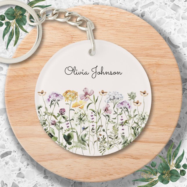 Personlig namn Vildblomsterträdgård (Close up)