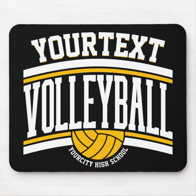 Personlig NAMN Volleyball Player School Team Musmatta (Framsidan)