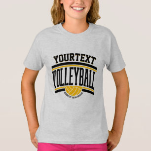 Personlig NAMN Volleyball Player School Team T Shirt
