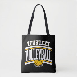 Personlig NAMN Volleyball Player School Team Tygkasse
