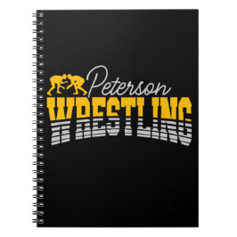 Personlig NAMN Wrestling School Team Wrestler Anteckningsbok