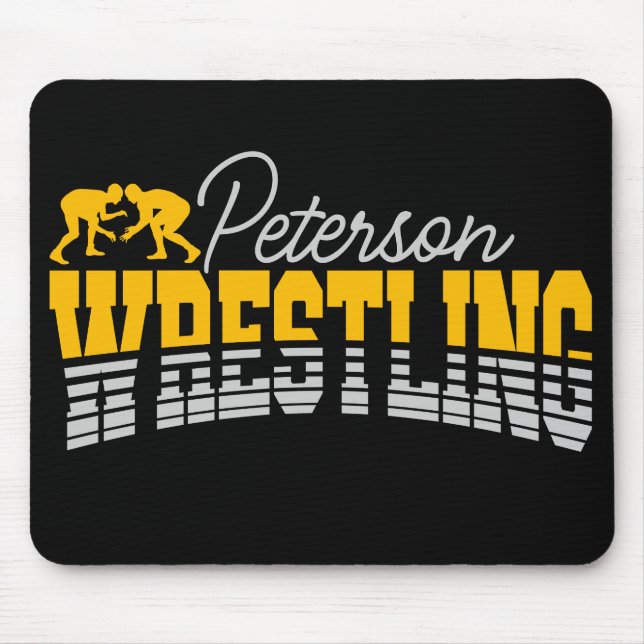 Personlig NAMN Wrestling School Team Wrestler Musmatta (Framsidan)