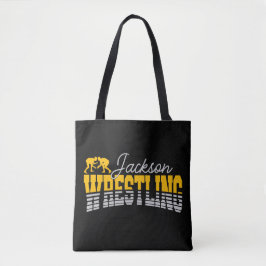 Personlig NAMN Wrestling School Team Wrestler Tygkasse