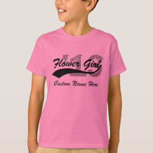 Personlig Namn & Year Flower Girl Shirt Tröja