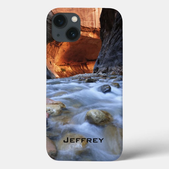 Personlig Namn, Zion Narrows, Utah, iPad Case (Baksida)
