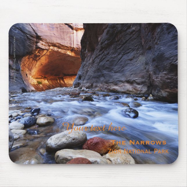 Personlig Namn, Zion National Park the Narrows Musmatta (Framsidan)