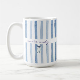 Personlig namngiven babypresent till faster/auntie kaffemugg