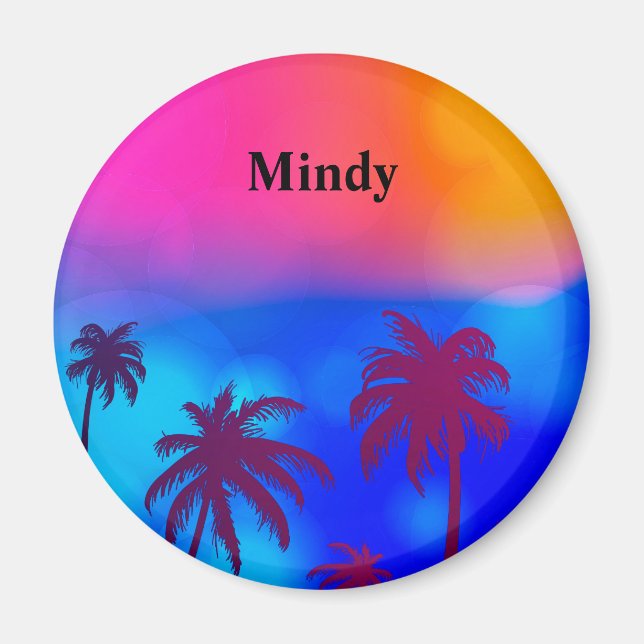 Personlig Namnmagnet Magnet (Framsidan)
