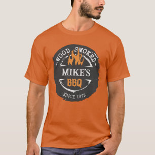 Personlig namns BBQ T Shirt