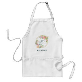 Personlig Namnteckning Monogram Elegance Apron Förkläde