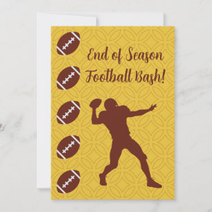 Personlig Namntext Evenemang Sport Fotboll Party Inbjudningar