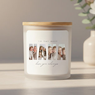 Personlig NANA Foto Custom Fyrkantigt Klistermärke