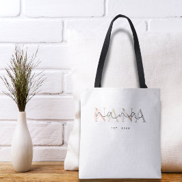 Personlig Nana Mormor Blommig Elegans Tygkasse