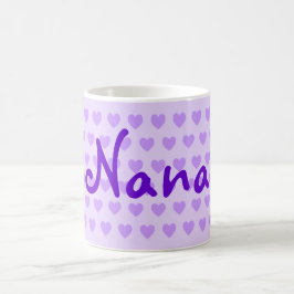 Personlig Nana vid Lila Kaffemugg
