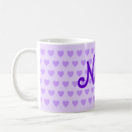 Personlig Nana vid Lila Kaffemugg