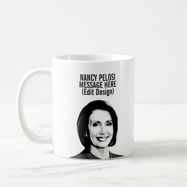 Personlig Nancy Pelosi Kaffemugg (Vänster)