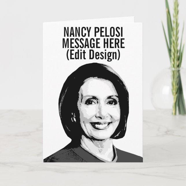 Personlig Nancy Pelosi Kort (Framsida)