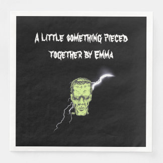 Personlig Napkins, Frankenstein Halloween Pappersservett