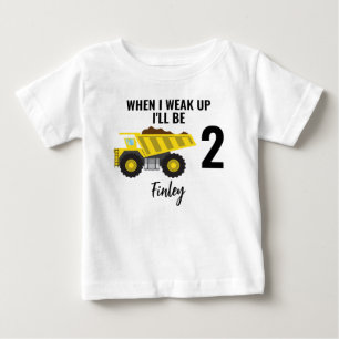 Personlig När jag vaknar är jag två år gammal T Shirt