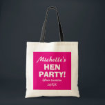 Personlig nära rosa vid party tote bags tygkasse<br><div class="desc">Personlig nära rosa vid party natt tote bags för flickor. Tillbehör till roligt för bachelorette,  dam natt,  möhippa,  bröllopsfest osv. Gör det möjligt för bruden att bli besättning,  brud,  maid of honor,  hedersbetygelse osv.</div>