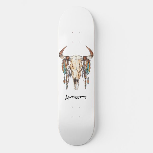 Personlig Native American Design Skateboard (Framsida)