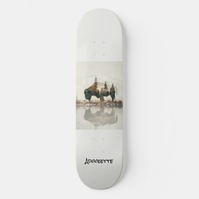 Personlig Native American Skateboard (Framsida)