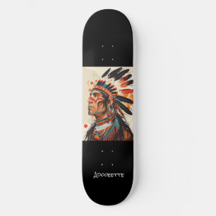 Personlig Native American Skateboard