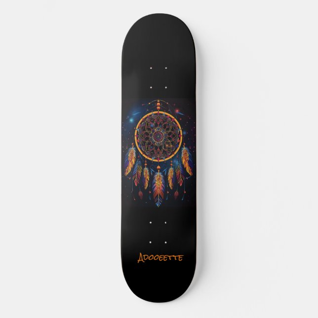 Personlig Native American Skateboard (Framsida)