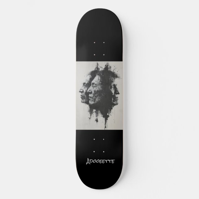 Personlig Native American Skateboard (Framsida)