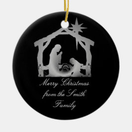 Personlig Nativitetsstjärna - jul Julgransprydnad Keramik