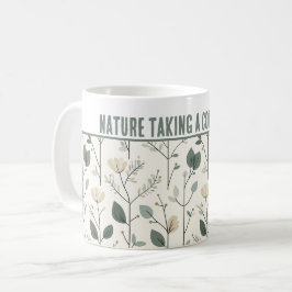 Personlig "Natur som tar en kaffebrytning" Kaffemugg