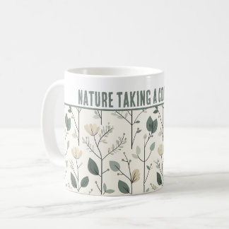 Personlig "Natur som tar en kaffebrytning" Kaffemugg
