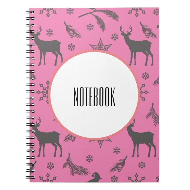 Personlig Natural Forest Photo notebook Anteckningsbok (Framsidan)