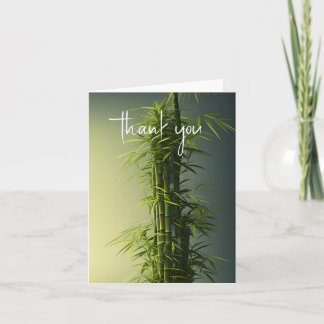 Personlig Natural Lucky Bamboo Tack Kort