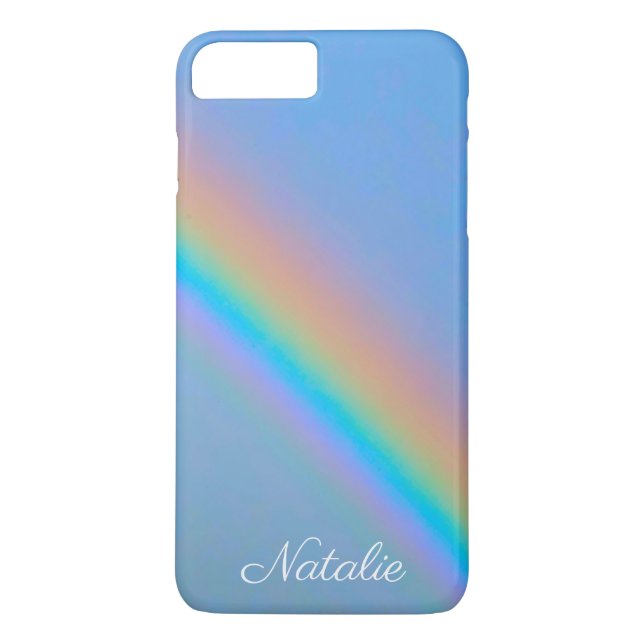 Personlig naturligt realt regnbåge Case-Mate iPhone skal (Baksida)