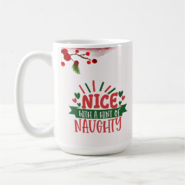 Personlig Naughty Men Helgdag Coffee Mugg