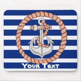 Personlig Nautical Anchor 1 Mus Pad Musmatta