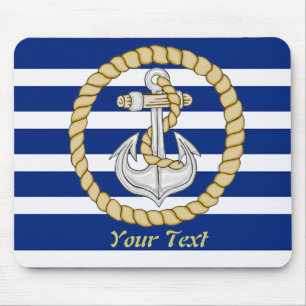 Personlig Nautical Anchor 3-musmatta Musmatta