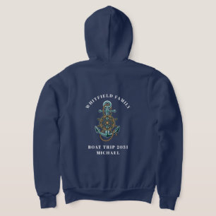 Personlig Nautical Anchor Family Coastal Resa T Shirt