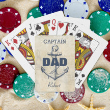 Personlig Nautical Anchor kapten Pappa