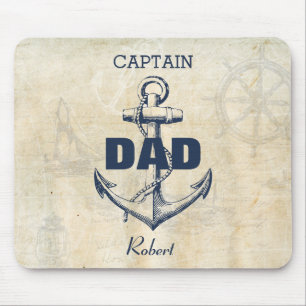 Personlig Nautical Anchor kapten Pappa Musmatta