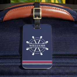 Personlig Nautical Bagagebricka