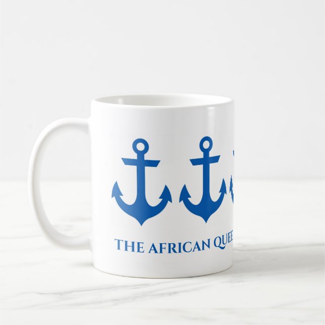 Personlig Nautical Coffee Mugg (Vänster)