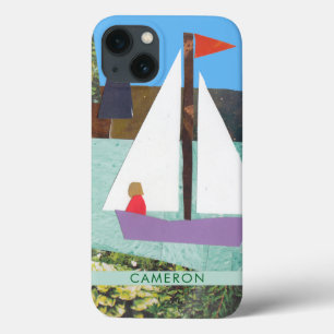 Personlig Nautical Colorful Boho Sailing