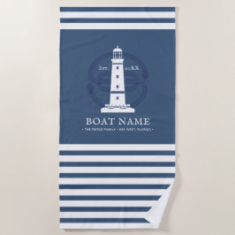 Personlig Nautical fyr Boat Namn
