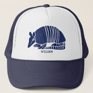 Personlig Navy Blue Armadillo Keps