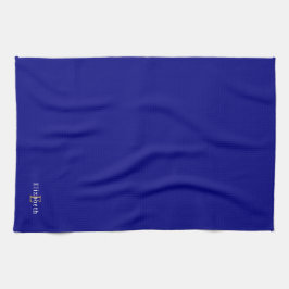 Personlig Navy Blue Kitchen Towel Kökshandduk