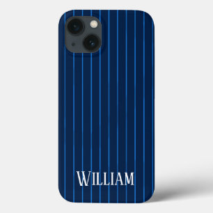 Personlig navy blue streck Fodral-Mate iPhone