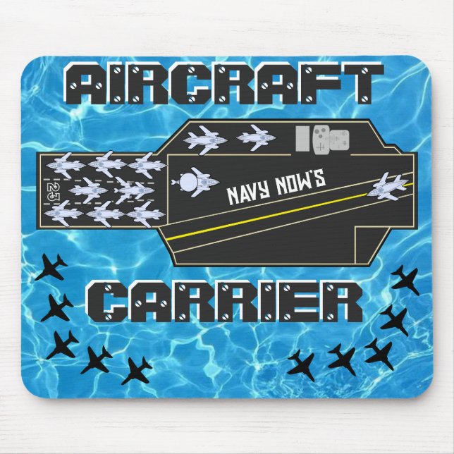Personlig Navy Now's Aircraft Carrier 2.0 Musmatta (Framsidan)